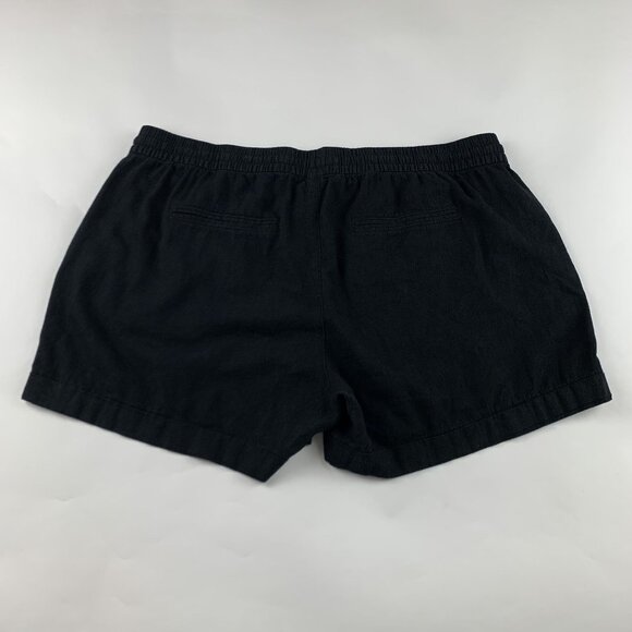 Old Navy Black Linen Blend Pull On Shorts XL - Picture 5 of 5